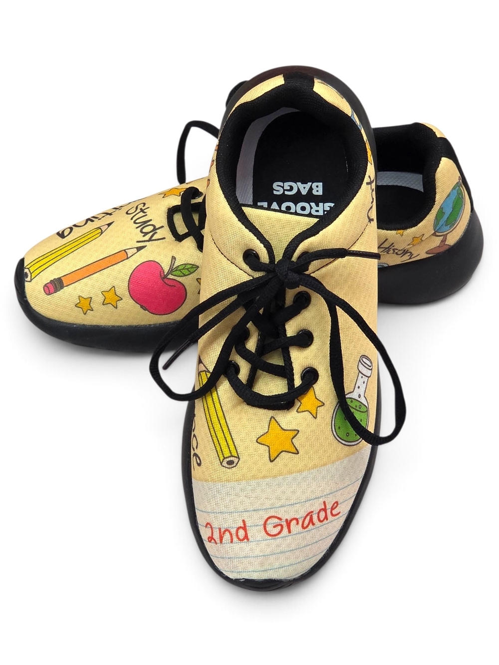 Groove Bags Teacher / School Themed Sneakers School Novelty Shoes Women's Size 8